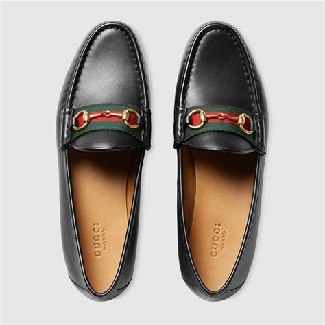 gucci horsebit loafers casual|gucci leather horsebit loafer women's.